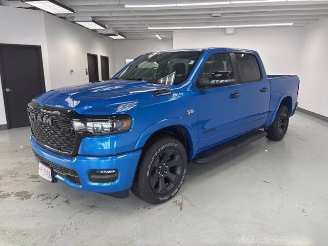 2026 Hydro Blue Pearlcoat Ram 1500 Big Horn Night Edition 4X4 Truck