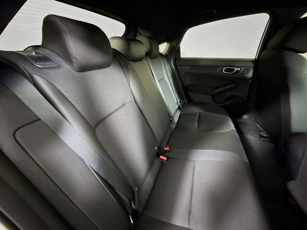 2026 Platinum White Pearl Honda Civic Sport FWD Hatchback