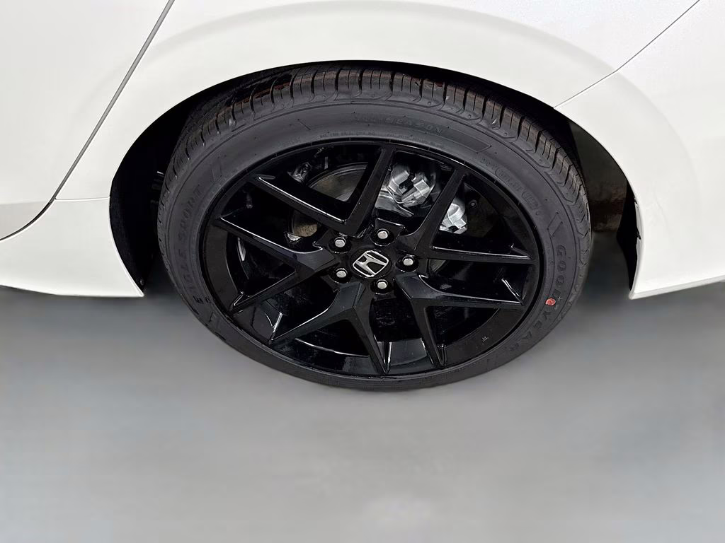 2026 Platinum White Pearl Honda Civic Sport FWD Hatchback