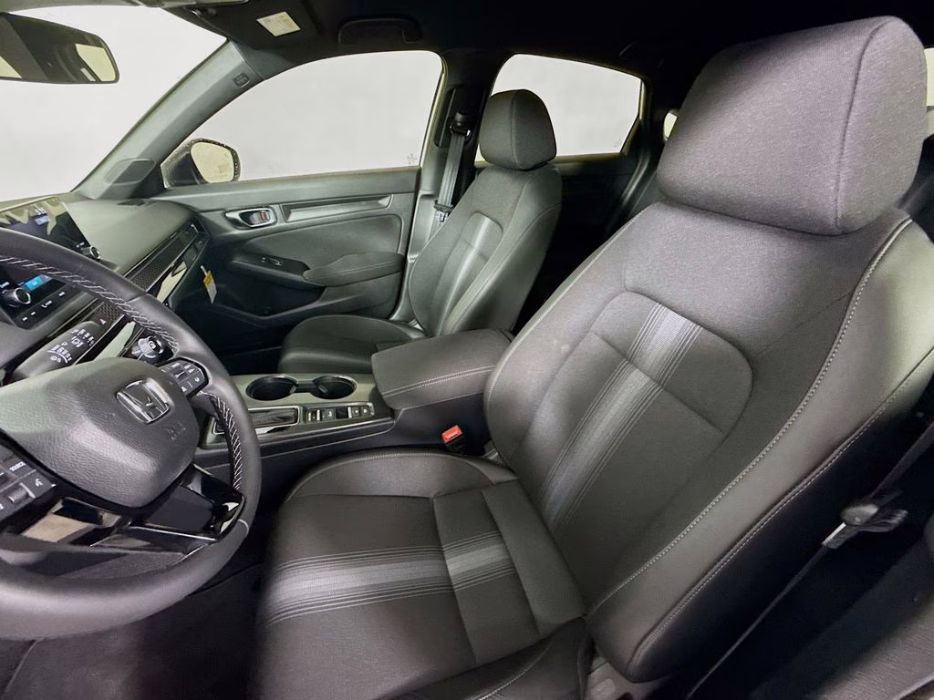 2026 Platinum White Pearl Honda Civic Sport FWD Hatchback