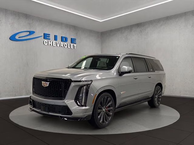 2025 Argent Silver Metallic Cadillac Escalade ESV V-Series AWD SUV
