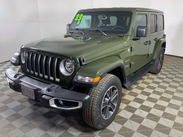 2023 Sarge Green Clearcoat Jeep Wrangler Sahara 4X4 SUV