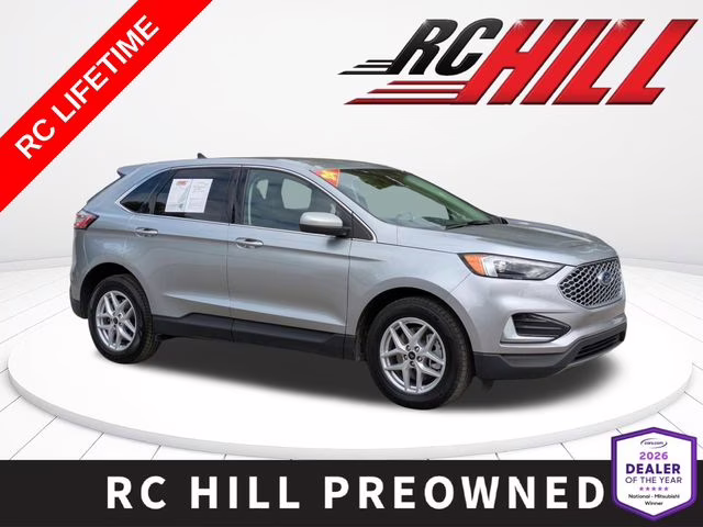 2024 Silver Metallic Ford Edge SEL AWD SUV