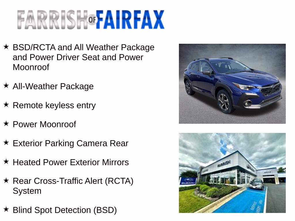 2026 Sapphire Blue Pearl Subaru Crosstrek Premium AWD SUV