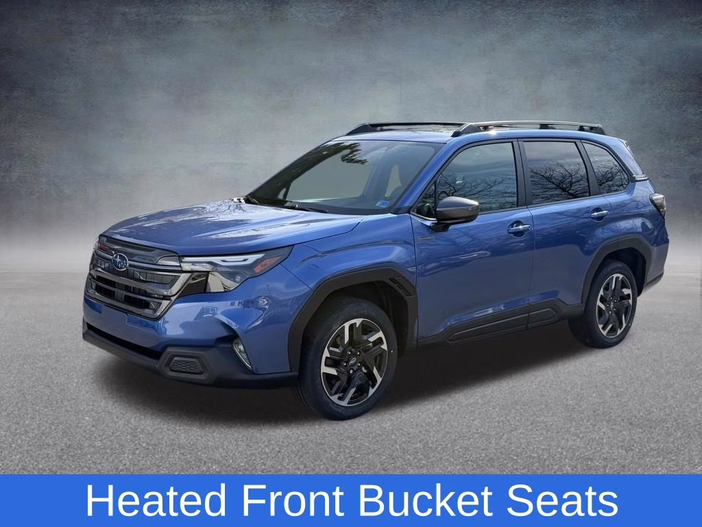 2026 Daybreak Blue Pearl Subaru Forester Premium Hybrid AWD SUV