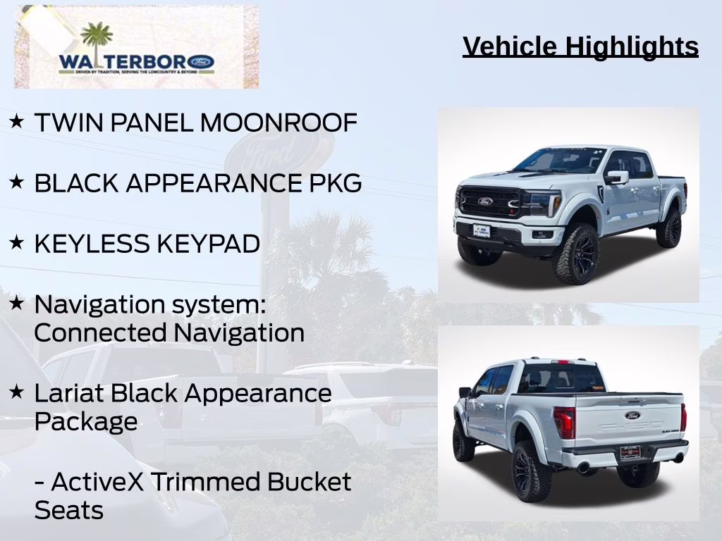 2026 Oxford White Ford F-150 Lariat 4X4 Truck