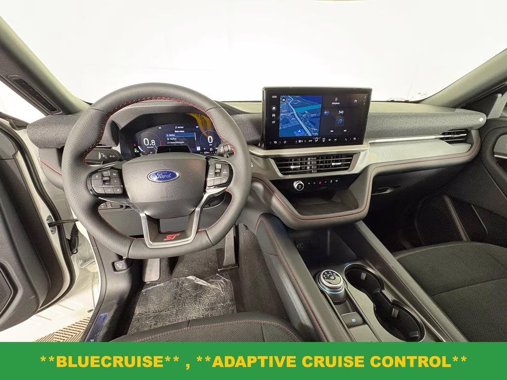 2026 Star White Metallic Tri-Coat Ford Explorer ST 4X4 SUV