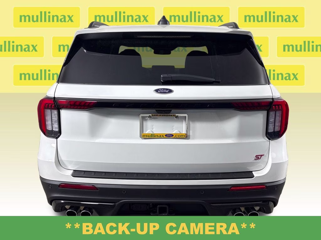 2026 Star White Metallic Tri-Coat Ford Explorer ST 4X4 SUV