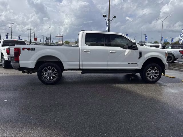 2020 White Metallic Ford Super Duty F-250 SRW Lariat 4X4 Truck