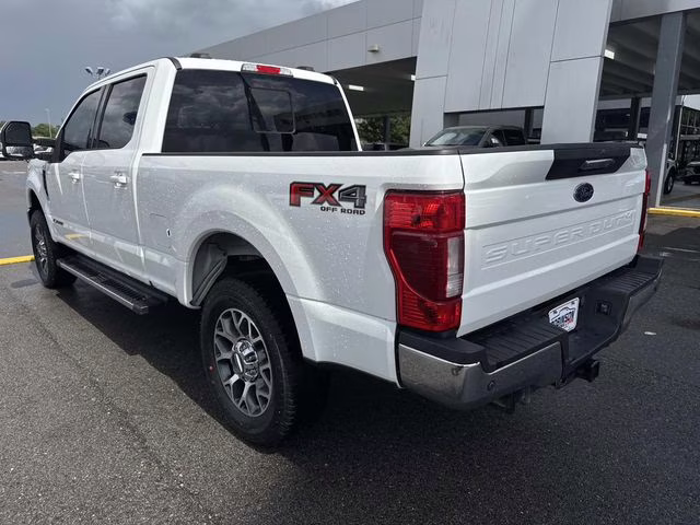 2020 White Metallic Ford Super Duty F-250 SRW Lariat 4X4 Truck