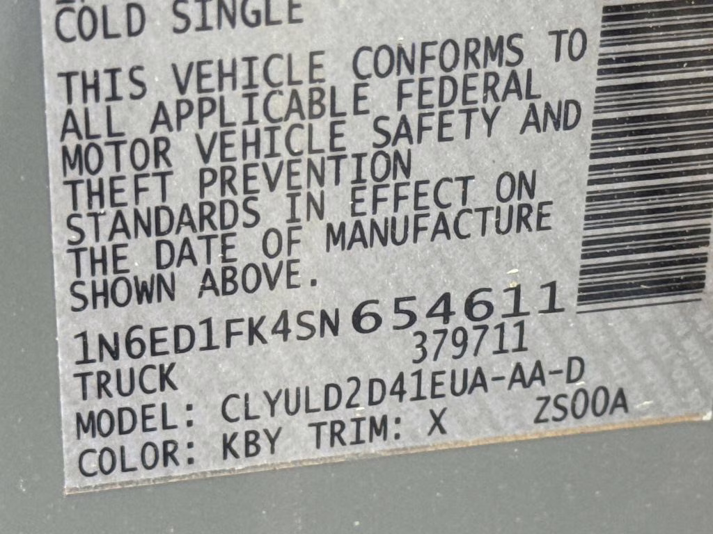 2025 Boulder Gray Pearl Nissan Frontier PRO-4X 4X4 Truck