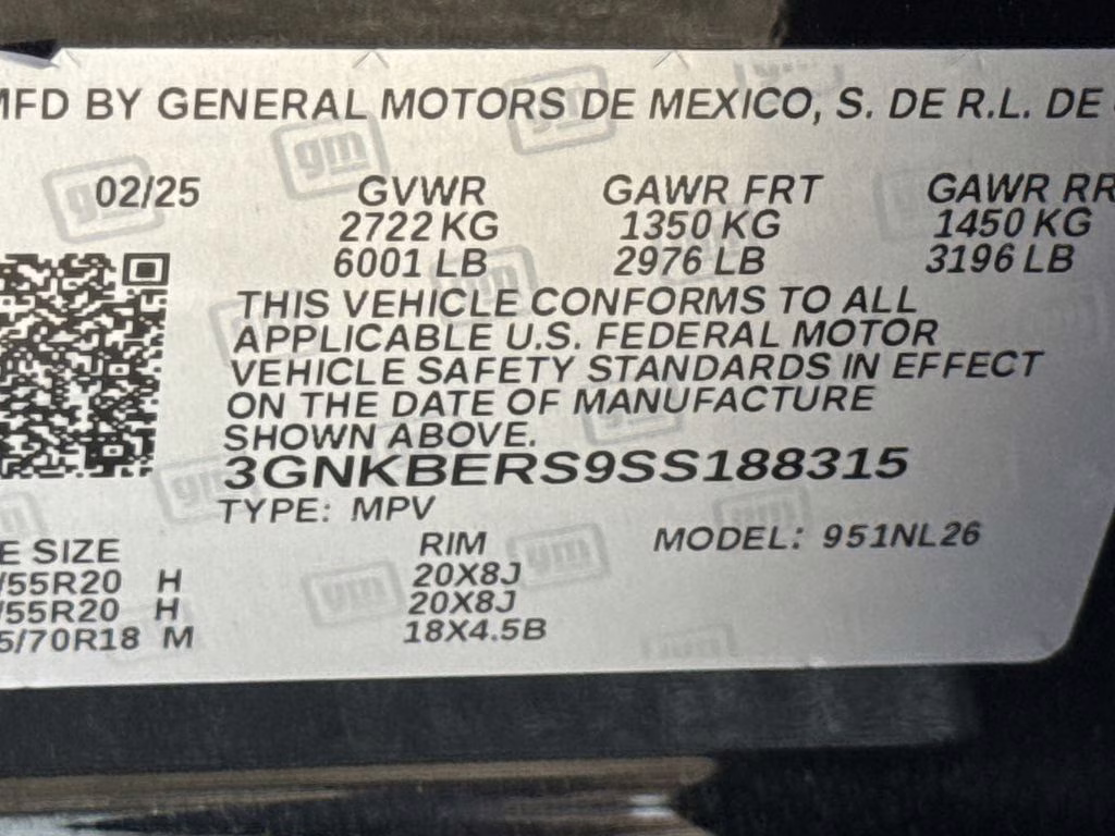 2025 Black Chevrolet Blazer RS FWD SUV