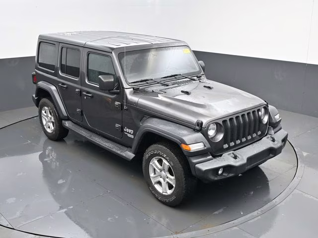 2019 Granite Crystal Metallic Clearcoat Jeep Wrangler Unlimited Sport S 4X4 SUV