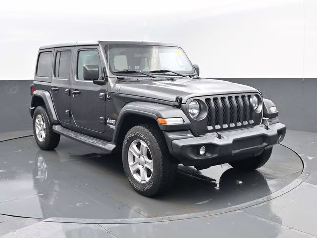 2019 Granite Crystal Metallic Clearcoat Jeep Wrangler Unlimited Sport S 4X4 SUV