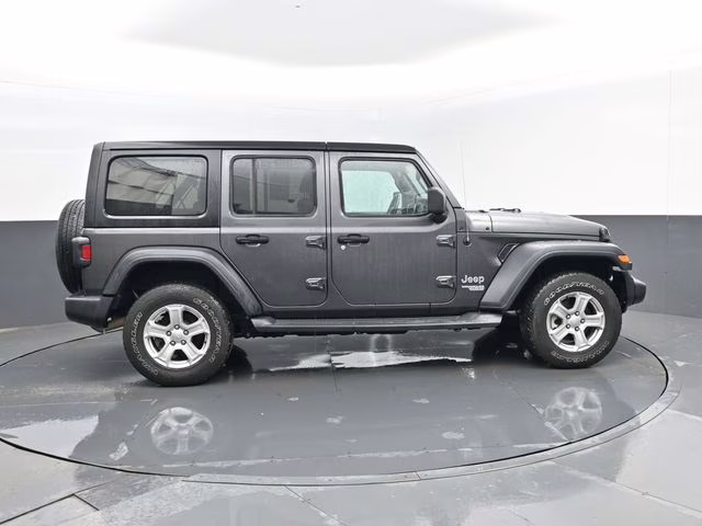 2019 Granite Crystal Metallic Clearcoat Jeep Wrangler Unlimited Sport S 4X4 SUV