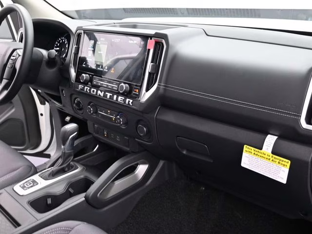 2026 Glacier White Nissan Frontier SV 4X4 Truck