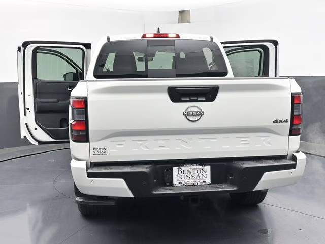 2026 Glacier White Nissan Frontier SV 4X4 Truck