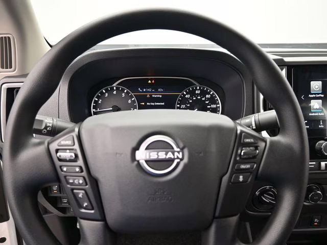 2026 Glacier White Nissan Frontier SV 4X4 Truck