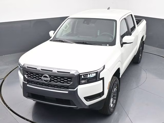 2026 Glacier White Nissan Frontier SV 4X4 Truck