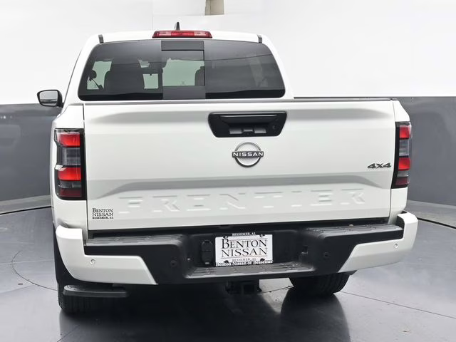 2026 Glacier White Nissan Frontier SV 4X4 Truck