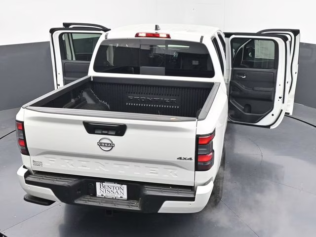 2026 Glacier White Nissan Frontier SV 4X4 Truck