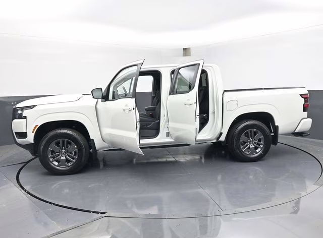 2026 Glacier White Nissan Frontier SV 4X4 Truck