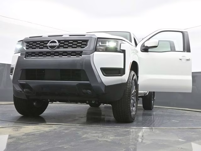 2026 Glacier White Nissan Frontier SV 4X4 Truck