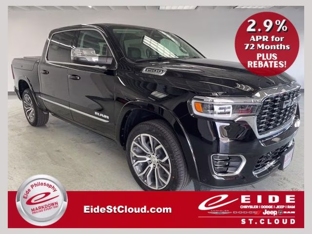 2026 Diamond Black Crystal Pearlcoat Ram 1500 Tungsten 4X4 Truck
