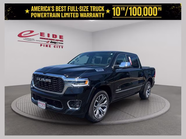 2026 Diamond Black Crystal Pearlcoat Ram 1500 Tungsten 4X4 Truck