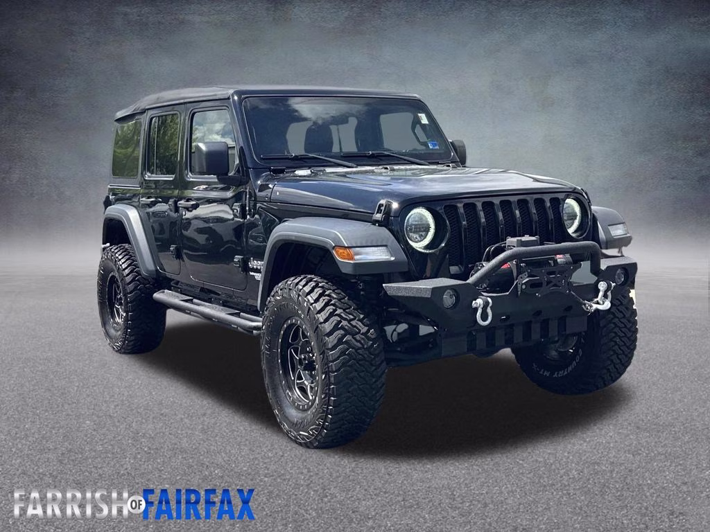 2020 Black Clearcoat Jeep Wrangler Unlimited Sport S 4X4 SUV