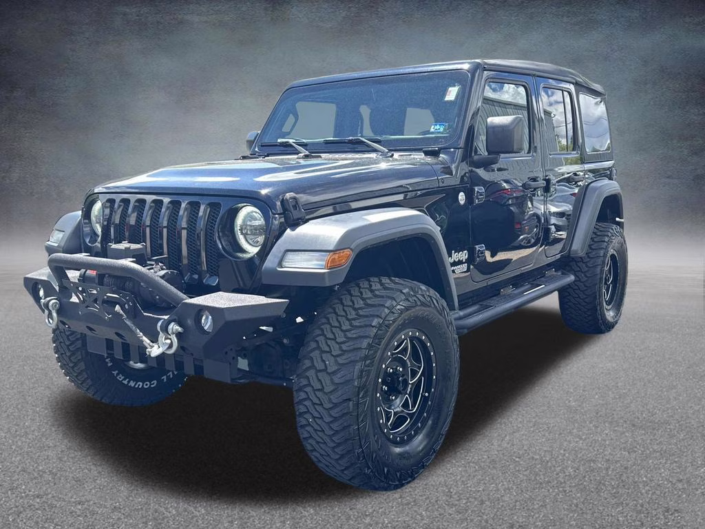 2020 Black Clearcoat Jeep Wrangler Unlimited Sport S 4X4 SUV