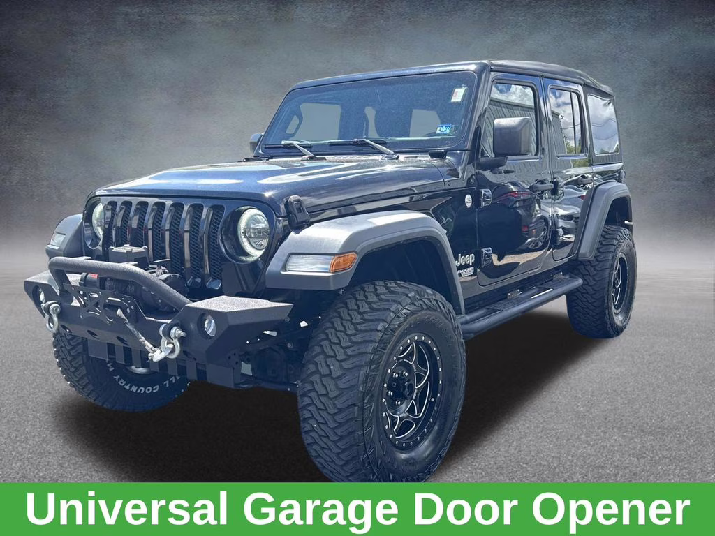 2020 Black Clearcoat Jeep Wrangler Unlimited Sport S 4X4 SUV