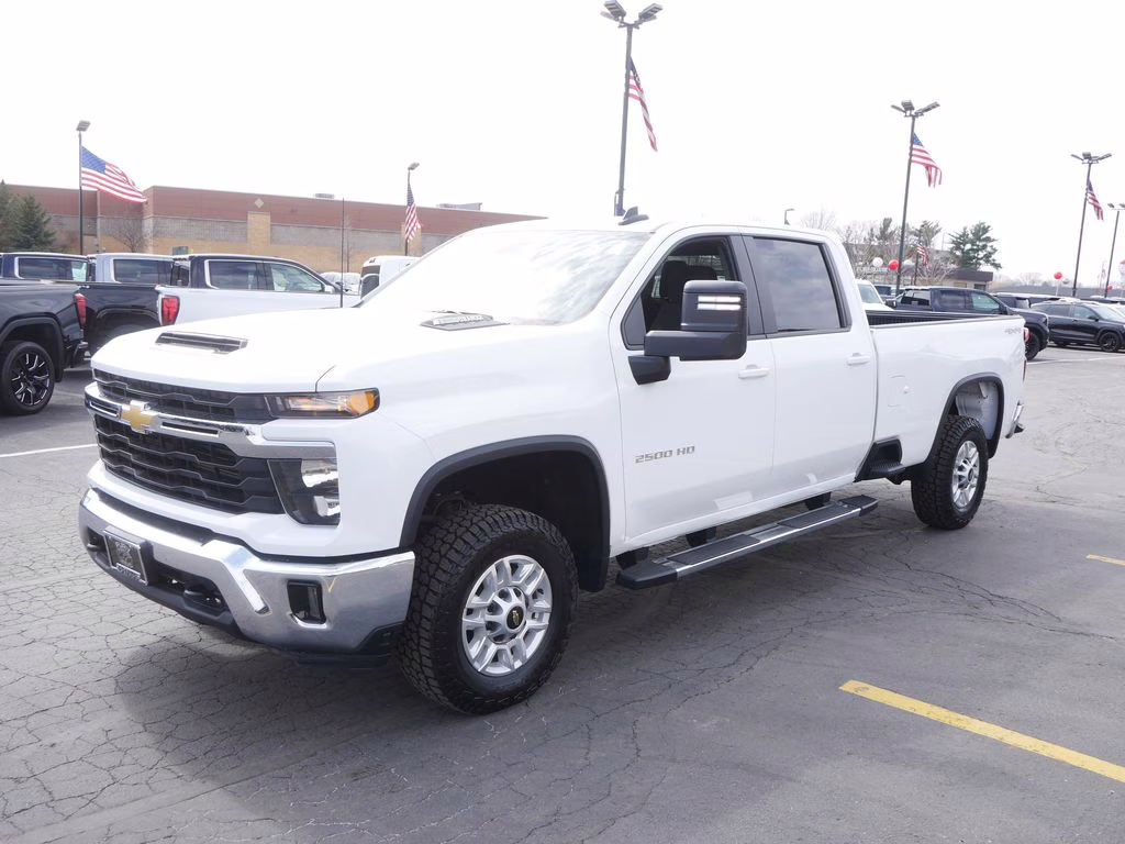 2025 Summit White Chevrolet Silverado 2500HD LT 4X4 Truck