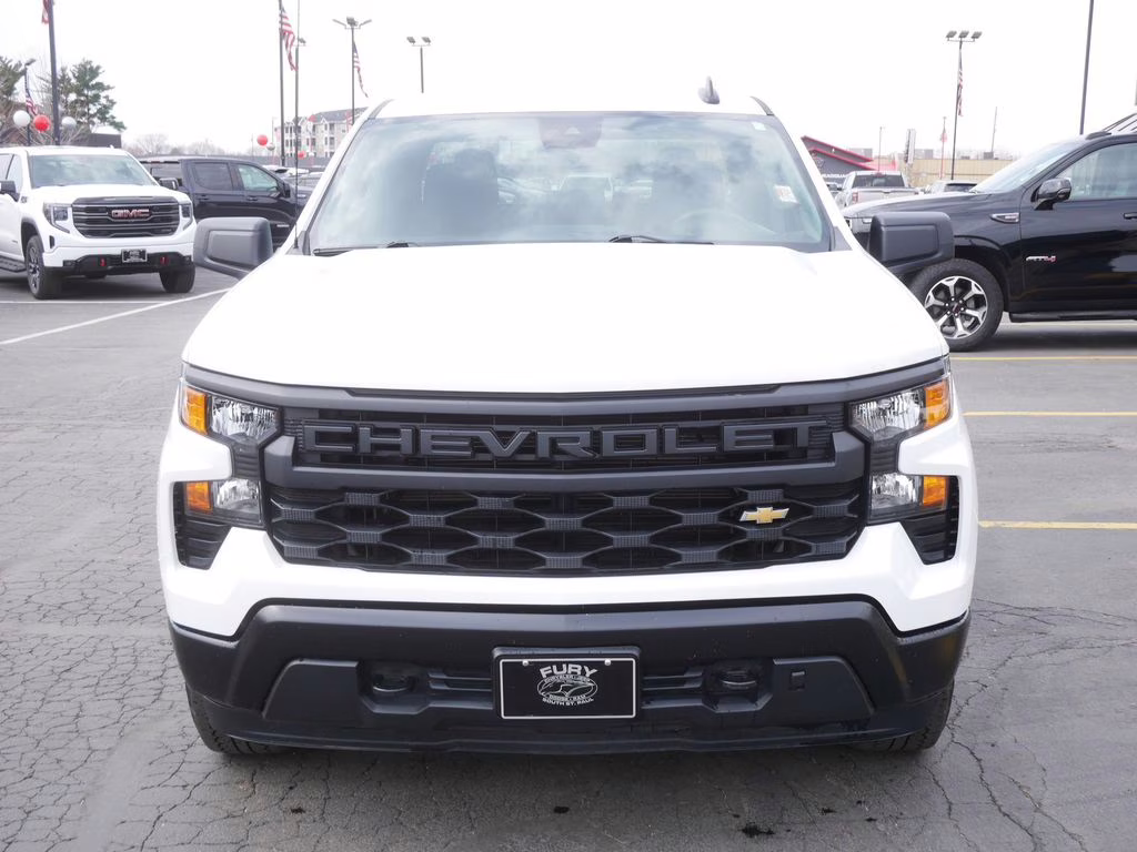 2024 Summit White Chevrolet Silverado 1500 WT 4X4 Truck