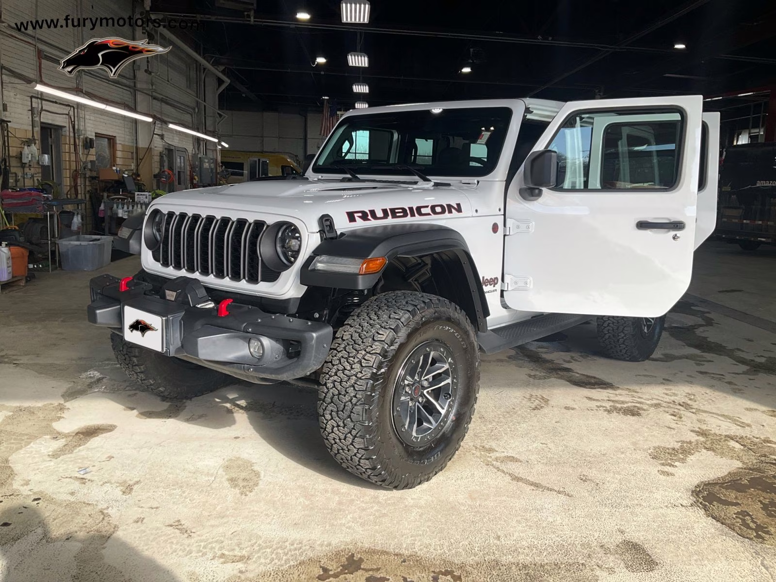 2024 Bright White Clearcoat Jeep Wrangler Rubicon 4X4 SUV