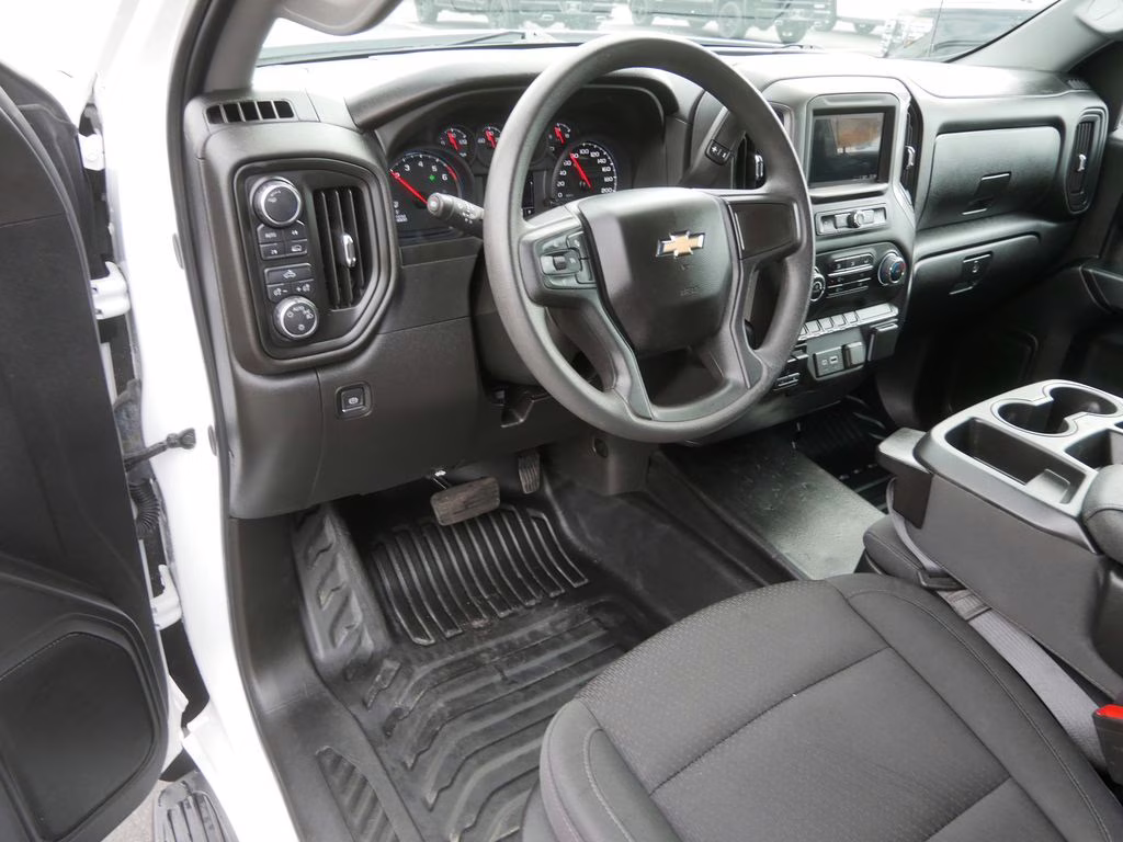 2024 Summit White Chevrolet Silverado 1500 WT 4X4 Truck