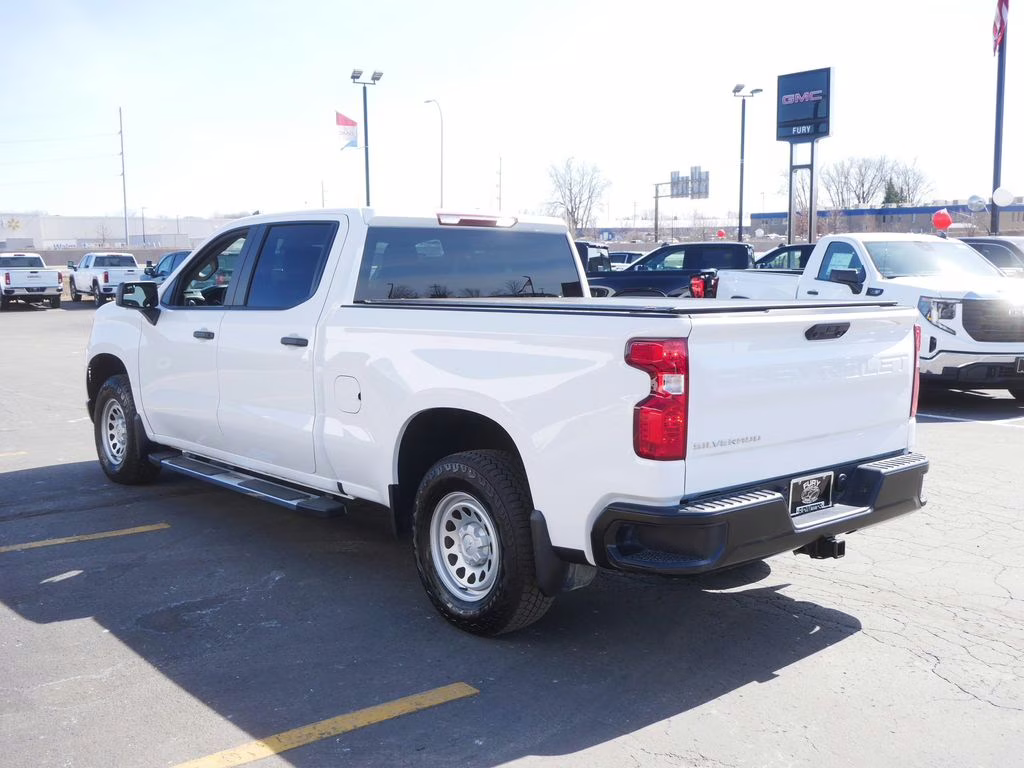 2025 Summit White Chevrolet Silverado 1500 WT 4X4 Truck