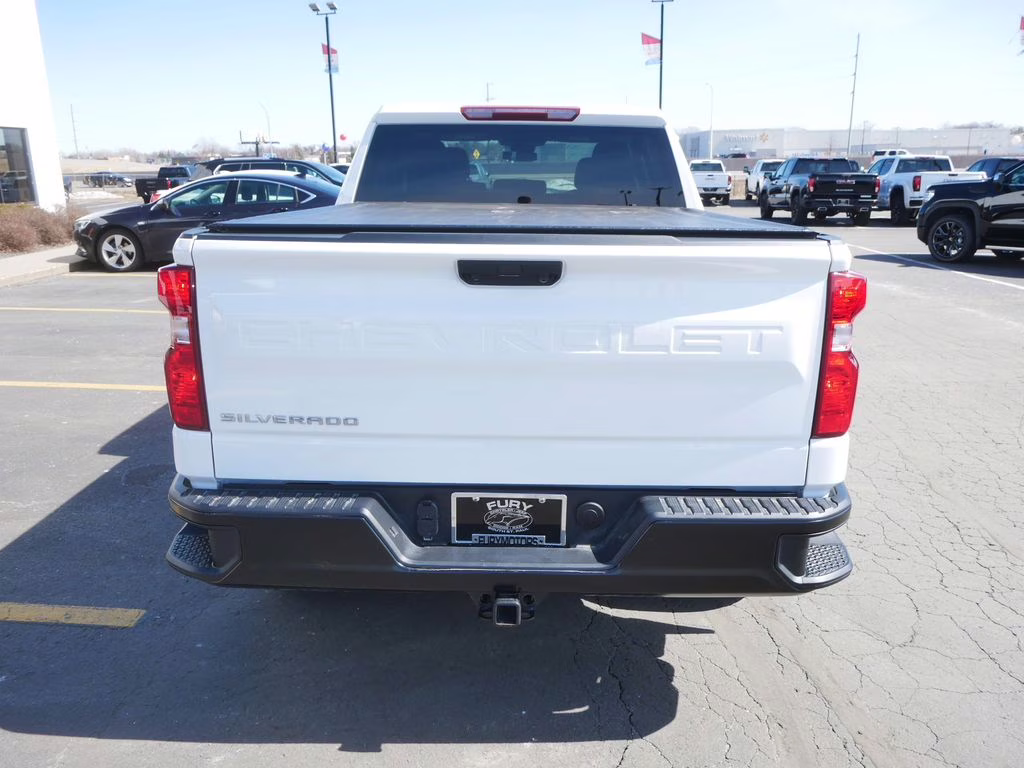 2025 Summit White Chevrolet Silverado 1500 WT 4X4 Truck