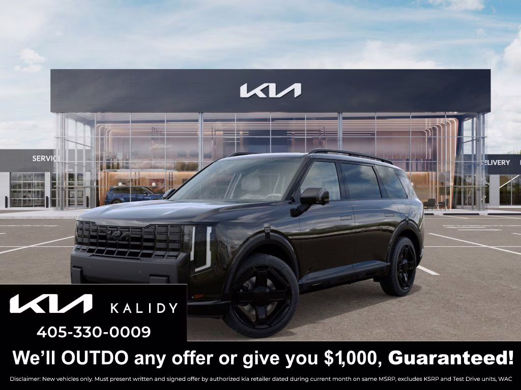 2027 Ebony Black Kia Telluride Hybrid X-Line SX Prestige AWD SUV