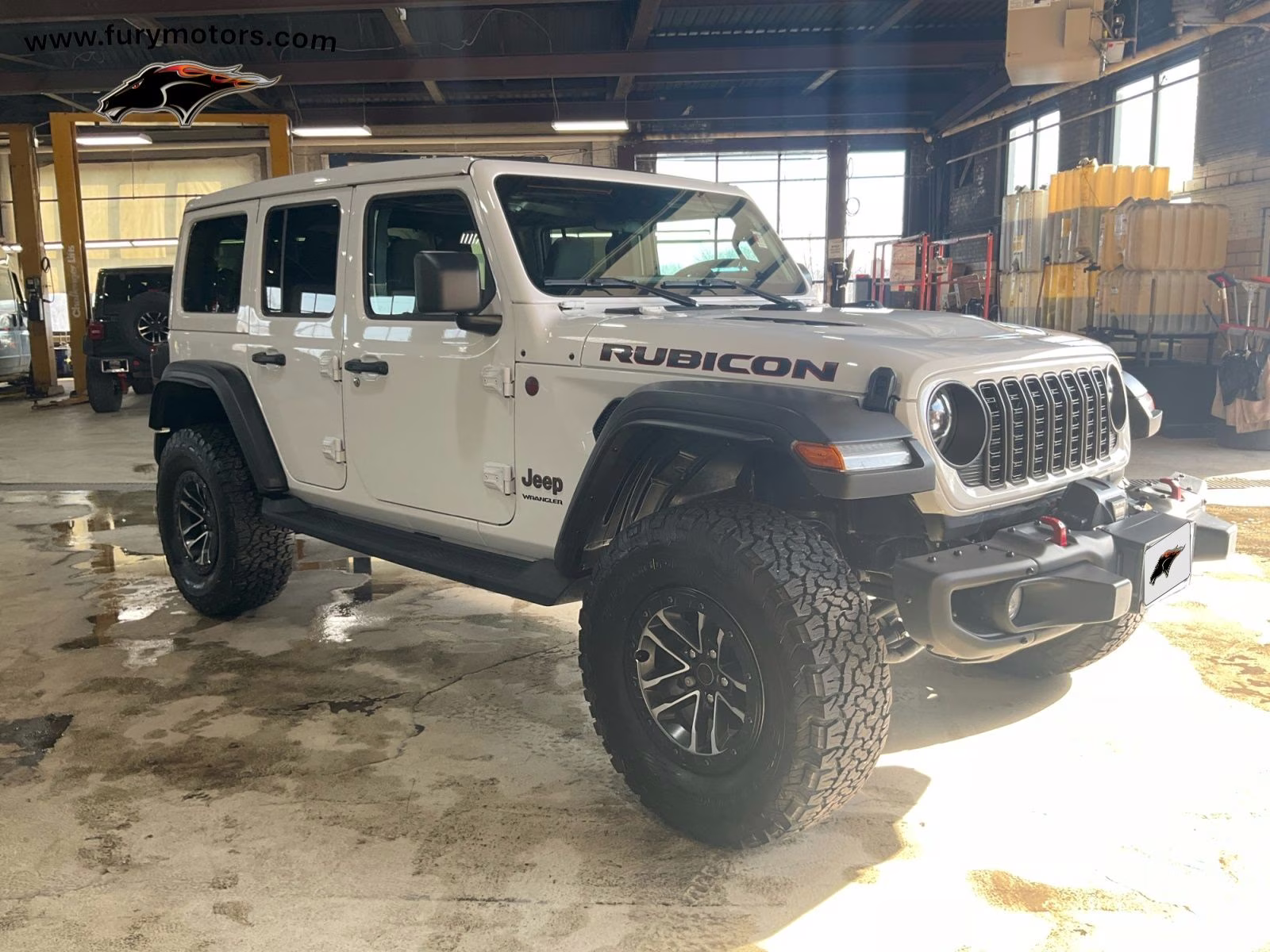 2024 Bright White Clearcoat Jeep Wrangler Rubicon 4X4 SUV