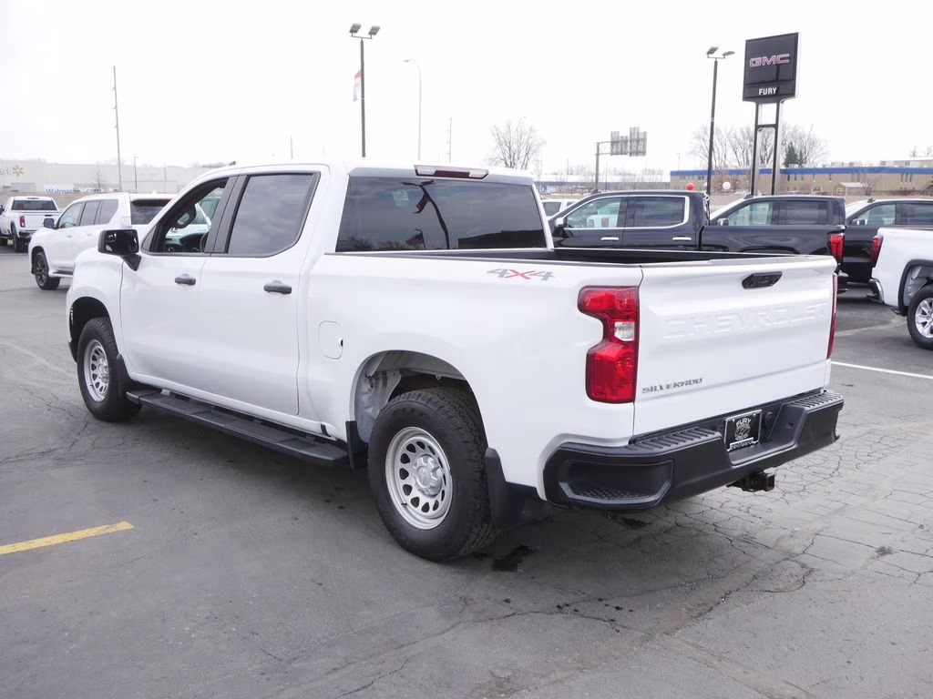 2024 Summit White Chevrolet Silverado 1500 WT 4X4 Truck