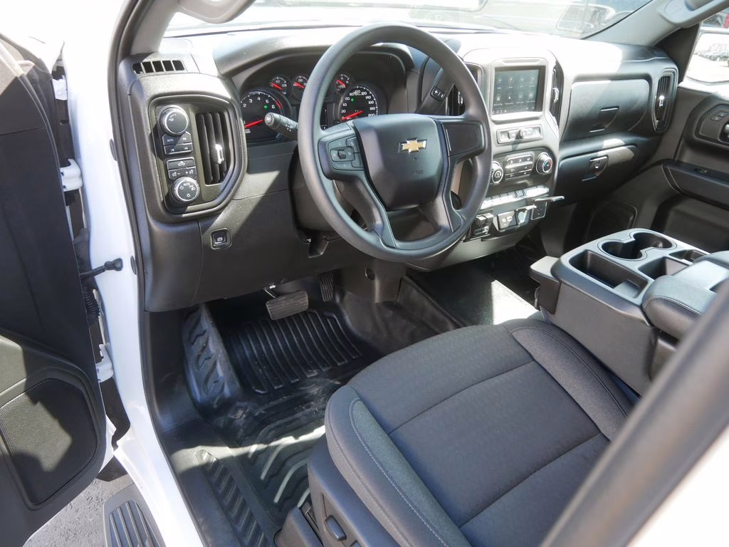 2025 Summit White Chevrolet Silverado 1500 WT 4X4 Truck