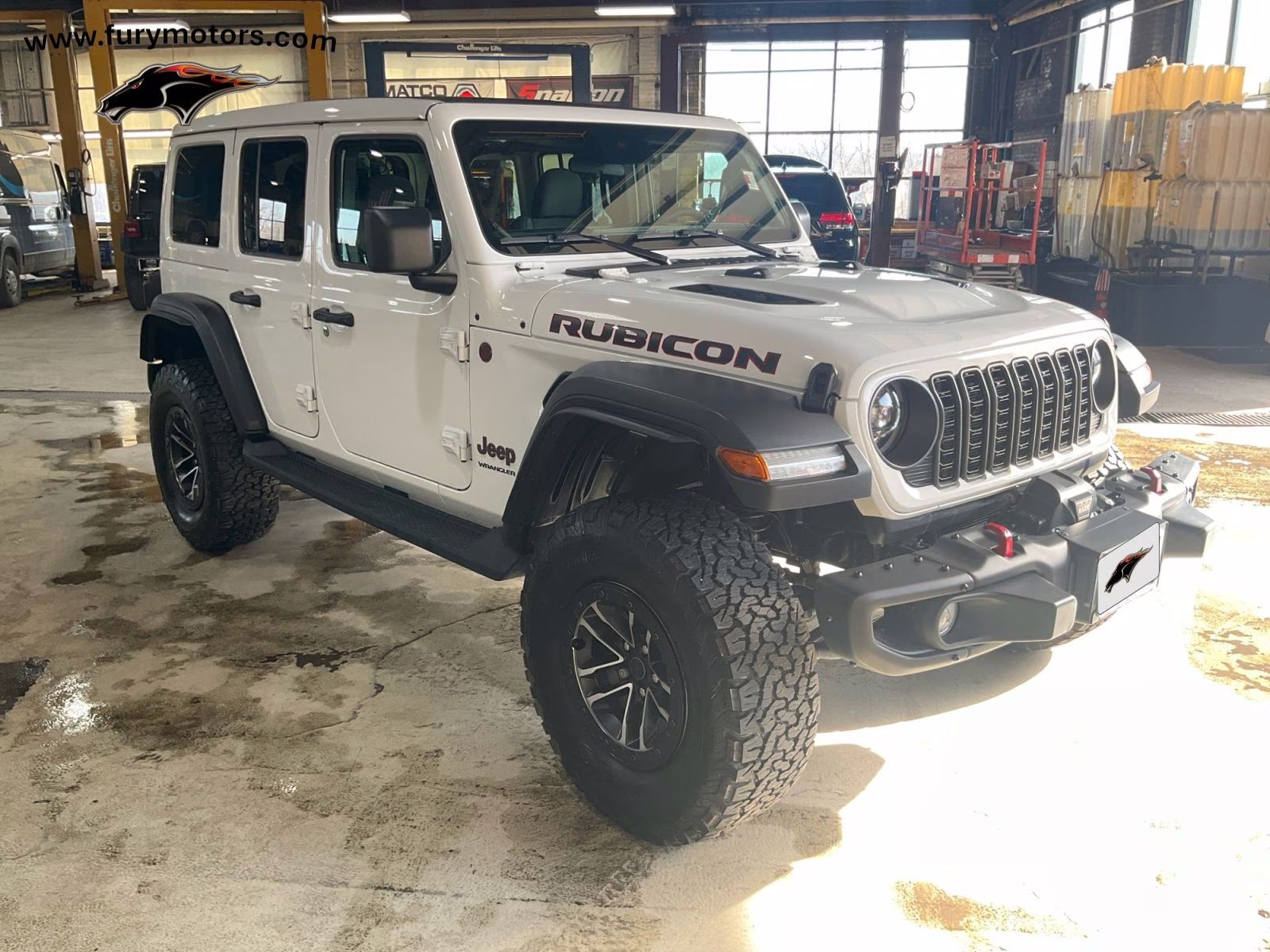 2024 Bright White Clearcoat Jeep Wrangler Rubicon 4X4 SUV