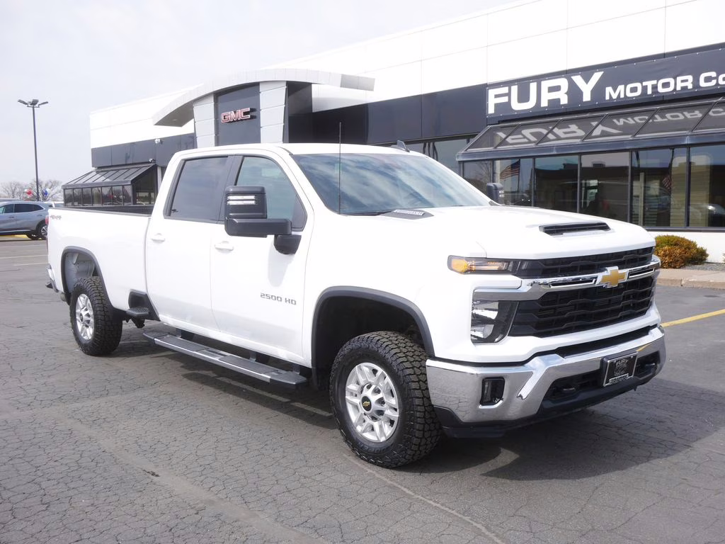 2025 Summit White Chevrolet Silverado 2500HD LT 4X4 Truck