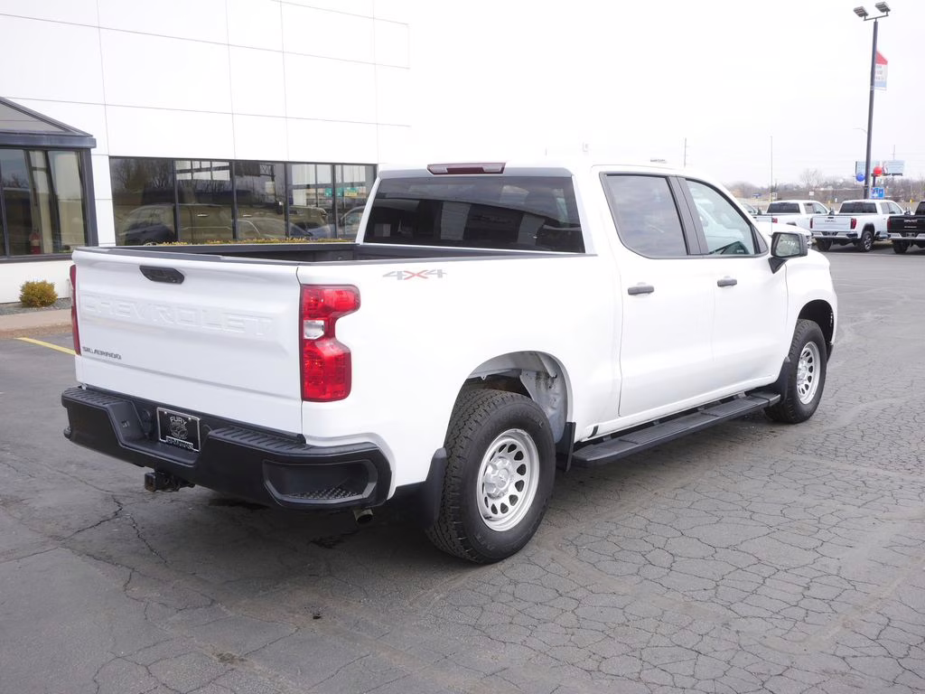 2024 Summit White Chevrolet Silverado 1500 WT 4X4 Truck
