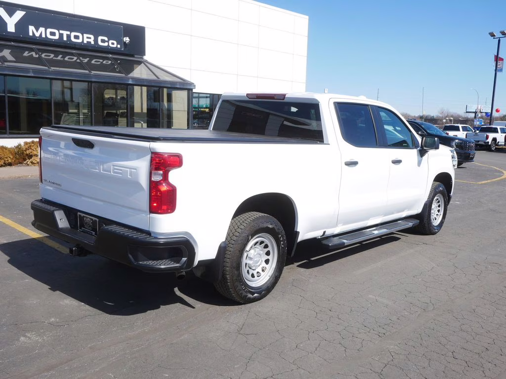 2025 Summit White Chevrolet Silverado 1500 WT 4X4 Truck