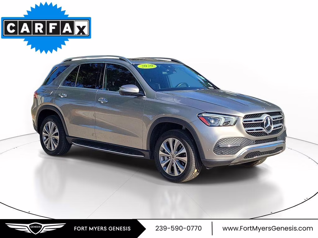 2020 Mojave Silver Metallic Mercedes-Benz GLE SUV GLE350 4MATIC AWD SUV