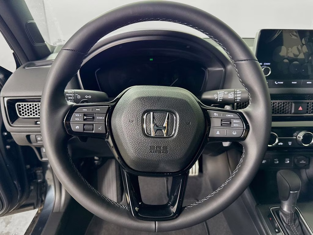 2026 Meteorite Gray Metallic Honda Civic Sport FWD Hatchback