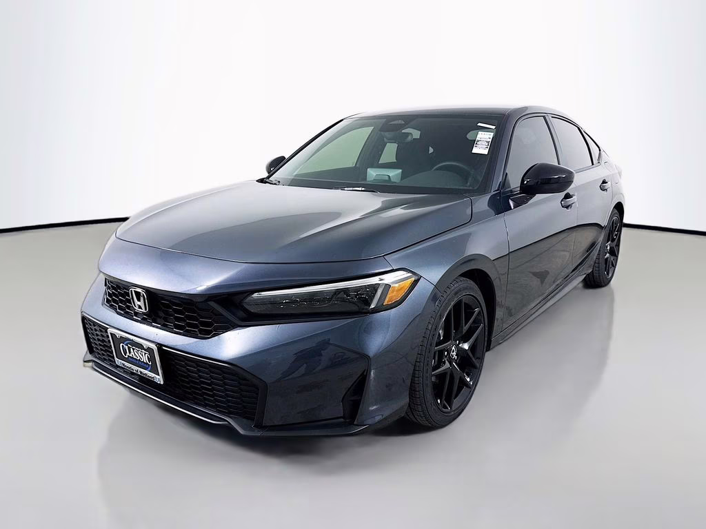 2026 Meteorite Gray Metallic Honda Civic Sport FWD Hatchback