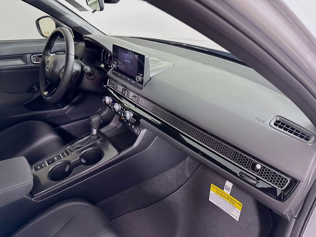 2026 Solar Silver Metallic Honda Civic Sport FWD Hatchback